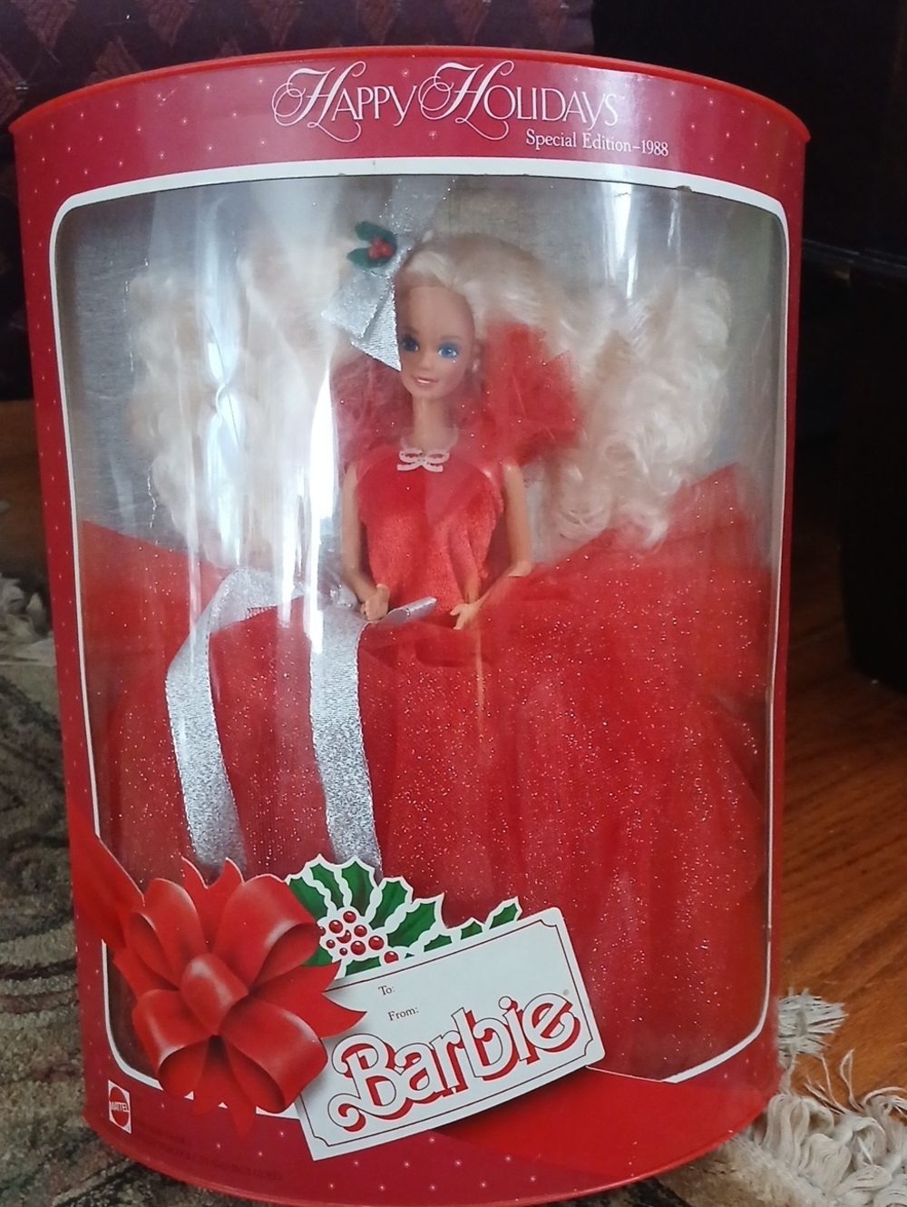 Barbie Happy Holidays Special Edition 1988 - Red Holiday Gown